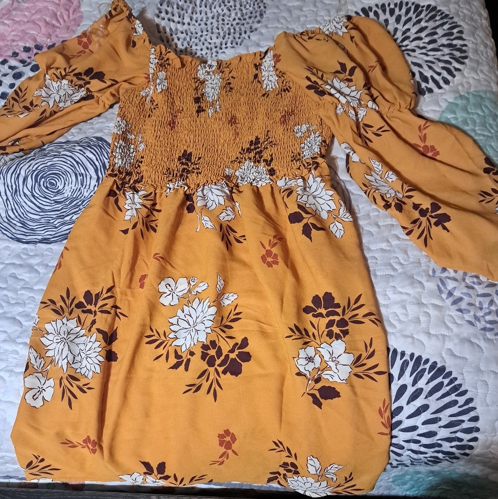 Large Floral Dress
